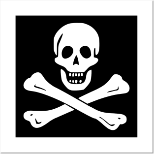 Jolly Roger Pirate Flag - Pirate Edward England Flag Posters and Art